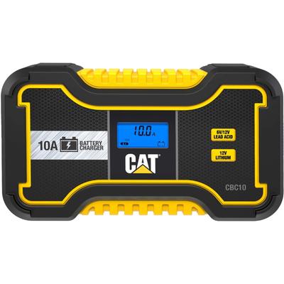 CAT 10 Amp Professional Battery Charger Yellow/Bla...