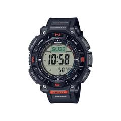 Casio Outdoor Casio Pro Trek Solar Watch Triple Sensor Watching Featuring an Altimeter Barometer Digital Compass Thermometer and 100M WR - Mens Black