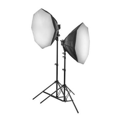 Raya Octa Fluorescent 7-Socket Fixture 2-Light Softbox Kit OCOF7-KII