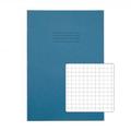 RHINO A4 Exercise Book 64 Pages 32 Leaf Light Blue 7mm Squared
