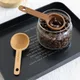 Wood Measure Spoon Sugar Spice Tea Coffee Beans Scoop Wooden Measuring Home Kitchen Cooking Baking