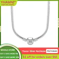 With Credentials Fine Tibetan Silver Snake Chain Necklace Fit Pendants Beads Charms DIY Jewelry