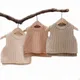 Baby Girls Sweaters Baby Girl Solid Sleeveless Pullover Vest Baby Boys Sweaters Knit Vest Kids