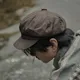 Japanischen Stil Retro Künstlerische Alle-Passenden Achteckigen Hut männer Mesh Rot Dünnen