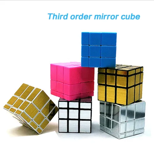 3x3x3 Puzzle Magico cubo 3x3 Glatte Spiegel Cube Magic Cube 5 7 cm Twisty Puzzle cube Spielzeug Für
