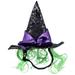 Halloween Witch Hat Pet Star Hats Funny Caps Party Cosplay Decor for Pet Cat Dog Puppy