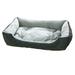 1Pc Orthopedic Memory Foam Dog Bed - Dog Sofa Couch Dog Beds For Small Medium Black And Gray + Hairï¼ŒSize M