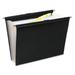 1 PK Wilson Jones Slide-Bar Expanding Pocket File 13 Sections 15 Capacity Letter Size Black (68205)