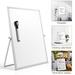 Small Dry Erase White Board - 11 x 14 Mini Desktop Double Sided Whiteboard Foldable Magnetic Board for Kids Drawing for School Office and Home
