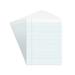 Staples Notepads 8.5 x 11 (US letter) Narrow Ruled White 50 Sheets/Pad Dozen Pads/Pack (ST57420)