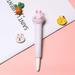 SDJMa Cute Cartoon Gel Ink Pen Cartoon Animal Plant Ice Cream Black Ink Pen Cartoon Sponge Pens Anxiety Relief Ballpoint Pens for Kids Students Office School Supplies