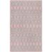 Unique Loom Jill Zarin Outdoor Turks and Caicos Area Rug 4 0 x 6 0 Rectangular Pink and Aqua