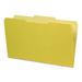 1 PK Pendaflex Interior File Folders 1/3-Cut Tabs: Assorted Legal Size Yellow 100/Box (435013YEL)