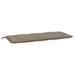 Garden Bench Cushion Taupe 47.2 x19.7 x2.8 Oxford Fabric