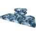 Outdoor Indigo 3 Piece Cushion Set