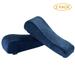 2pcs Removable Chair Armrest Pads Washable Elbow Support Forearm Pressure Relief Memory Foam Chair Arm Cover For Home/Office Navy N Style