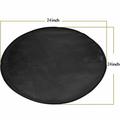 Round Under Grill Mat&Fire Pit Mat 24 Deck Patio Protect Mat Fireproof Grill Pad for Fire Pit Griddle Cooking Center Outdoor Flat Top Gas Propane Burners & Portable Charcoal Grills