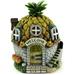fairy garden solar houses - miniature garden - gnome house - fairy house - solar led house (pineapple - 55856)