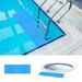 35 x16 Swimming Pool Ladder Mat -Pool Ladder Mat-Large Swimming Pool Step Mat Protective Pad Step with Non-Slip Texture Protective Ladder Pad for Above Ground Pools Liner and Stairs