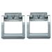 2 Pack Grey Aftermarket Plastic Igloo Cooler Replacement Handles # 21025 for 90 - 100 qt Coolers