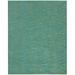 HomeRoots 479461 9 x 12 ft. Blue & Green Striped Non Skid Indoor & Outdoor Rectangle Area Rug