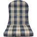 Outdoor Patio Tufted Adirondack Chair Cushion Weather Resistant Choose Color (Branson Lapis Blue)