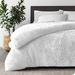 Shaggy Fleece Duvet Cover King/Cal King Size - Plush Duvet Cover Set - Super Soft & Luxury - Hidden Zipper Closure - All Season Bedding Duvet Cover (King/Cal King White)