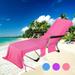 KIHOUT Promotion Chair Beach Towel Lounge Chair Beach Towel Cover Microfiber Pool Lounge Chair Cover With Pockets Quick Drying 82.5â€™â€™X28â€™â€™