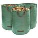 KEINXS 3-Pack 72 Gallons Garden Bag - Reusable Yard Waste Bags Lawn Pool Garden Waste Bag