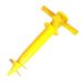 Fishing Ground Parasol Holder Anchor Windproof Stable Durable Portable Umbrella Stand Holder Parasol Lawn for Beach Lawn Barbecue Yellow