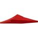 10 X10 Gazebo Top Replacement For 1 Tier Outdoor Canopy Cover Patio Garden Yard Red Y0041002