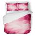 ZHANZZK 3 Piece Bedding Set Abstract Watercolor Colorful Splashing in The It is Wet Paint Brushes on Twin Size Duvet Cover with 2 Pillowcase for Home Bedding Room Decoration