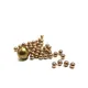 Boule Ronde en Laiton Massif H62 Perles Lisses de Précision Diamètre 0.9mm 1mm 1.2mm 2mm 2.381mm