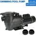 iMeshbean Swimming Pool Pump Above Ground 2HP Motor 110V-230V Single Speed Pump For Above Ground Swimming Pool and Inground Pools 6500GPH Head Max 78FT w/ Strainer Basket & NPT Connector