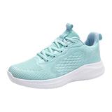nsendm Womens Ladies Walking Running Shoes Slip On Lightweight Casual Tennis Sneakers Clothes Work Shoes Womens Shoes Sneakers Mint Green 39