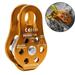 Large Rescue Pulley Single/Double Sheave with Swing Plateï¼ŒAluminum alloy pulley