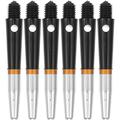 NUOLUX 6Pcs Rotary Dart Shafts Aluminum Dart Stems Reusable Dart Shafts Dart Accessory Toys