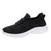 nsendm Women s Road Running Mesh Breathable Casual Sneakers Lace Up Comfort Sports Fashion Tennis Shoes Platform Sneakers for Women Fashion Black 38