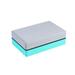 EVA Two-color Matching Yoga Brick Exercise Gym Brick Exercise Body Fitness Training Aids(Light Blue-grey)