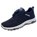 dmqupv Mens Wide Width Sneakers Mens Running Tennis Shoes Lightweight Sport Gym Jogging Walking Sneaker Blue 39