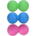 Massage Ball Ball Yoga Massage Ball Promoting for Whole Body for Athletes for Office Workers for Women for Children(Rose red + Green + Blue)