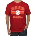 Wild Bobby City of San Francisco Baseball Fantasy Fan Sports Men s T-Shirt Red Large