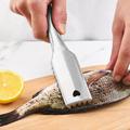 High Efficiency Fish Grater - Rust-proof Stainless Steel Ergonomic Handle Fish Scale Scraper Kitchen Tool