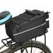 WQJNWEQ Mountain Bike Back Seat Bag Folding Shelf Bag Riding Equipment Accessories Large Capacity Easy to Carry Back Seat Bag Outdoor Sales