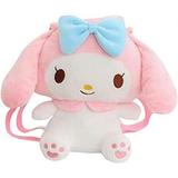 Kawaii Cosplay Cute Soft Backpack My Melody Hello Kitty Cinnamoroll Pompompurin for Anime Fans(pink)