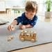 Godderr Baby Toddler Toys Wooden Car Toys Set for 2-5T Infant Wooden Interesting Toddler Toys Educational Early Education Toys