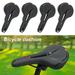 Kripyery Bicycle Saddle Damping Comfortable Sitting High Elasticity Breathable Riding Cushion Mountain Bike Cycling Hollow Saddle for Bike