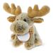DolliBu Floppy Moose Stuffed Animal with Baseball Plush â€“ Soft Huggable Moose Adorable Playtime Moose Plush Toy Cute Wildlife Gift Baseball Plush Doll Animal Toy for Kids and Adults â€“ 12 Inches