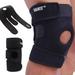 Prettyui 1pc Elastic Knee Support Brace Kneepad Adjustable Patella Knee Pads Safety Guard Strap Sports Accessories
