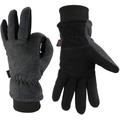 Winter Gloves Cold Proof Deerskin Suede Leather Water-Resistant Windproof Insulated Glove for Driving Cycling Hiking Snow Work in Cold Weather Warm Gifts for Men and Women